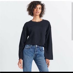 Current/Elliott - Cutoff Black Sweater - S0